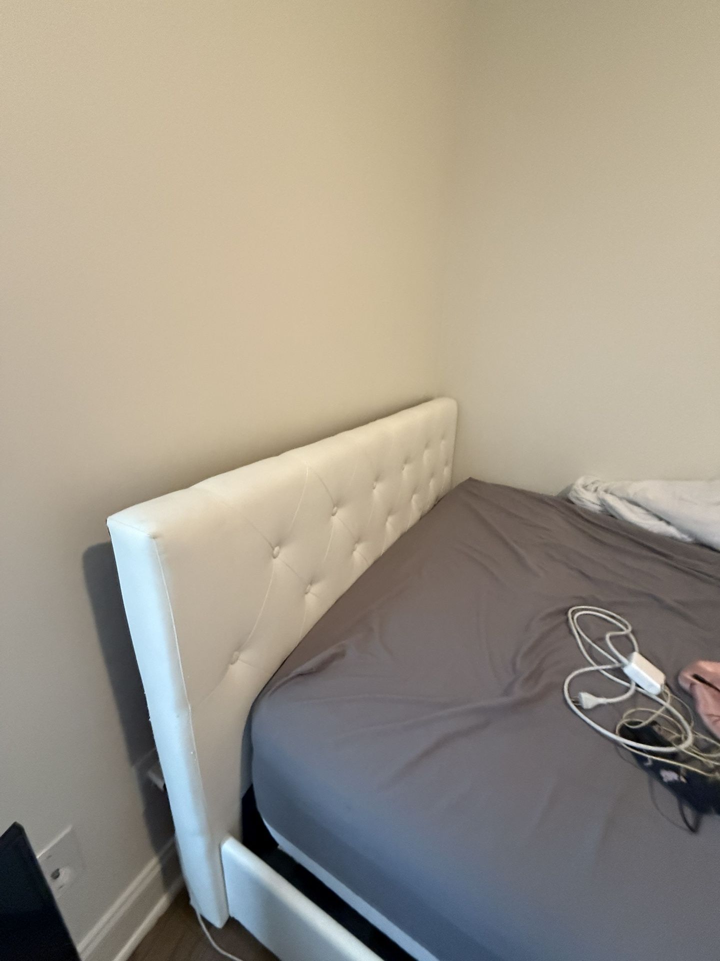 Queen White Bed Frame