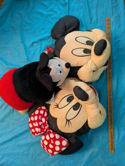 Mickey & Minnie Mouse Plush pillows