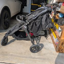 Baby Jogger City Mini GT All-Terrain Stroller + Glider Board – $75