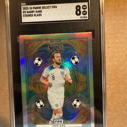 2023–24 Panini select FIFA Harry Kane  Stained Glass