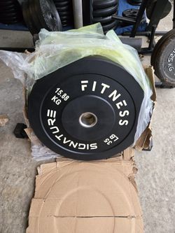 Single 35lb Bumper Plate Brand New-