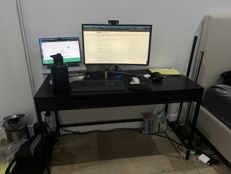 IKEA Black Desk