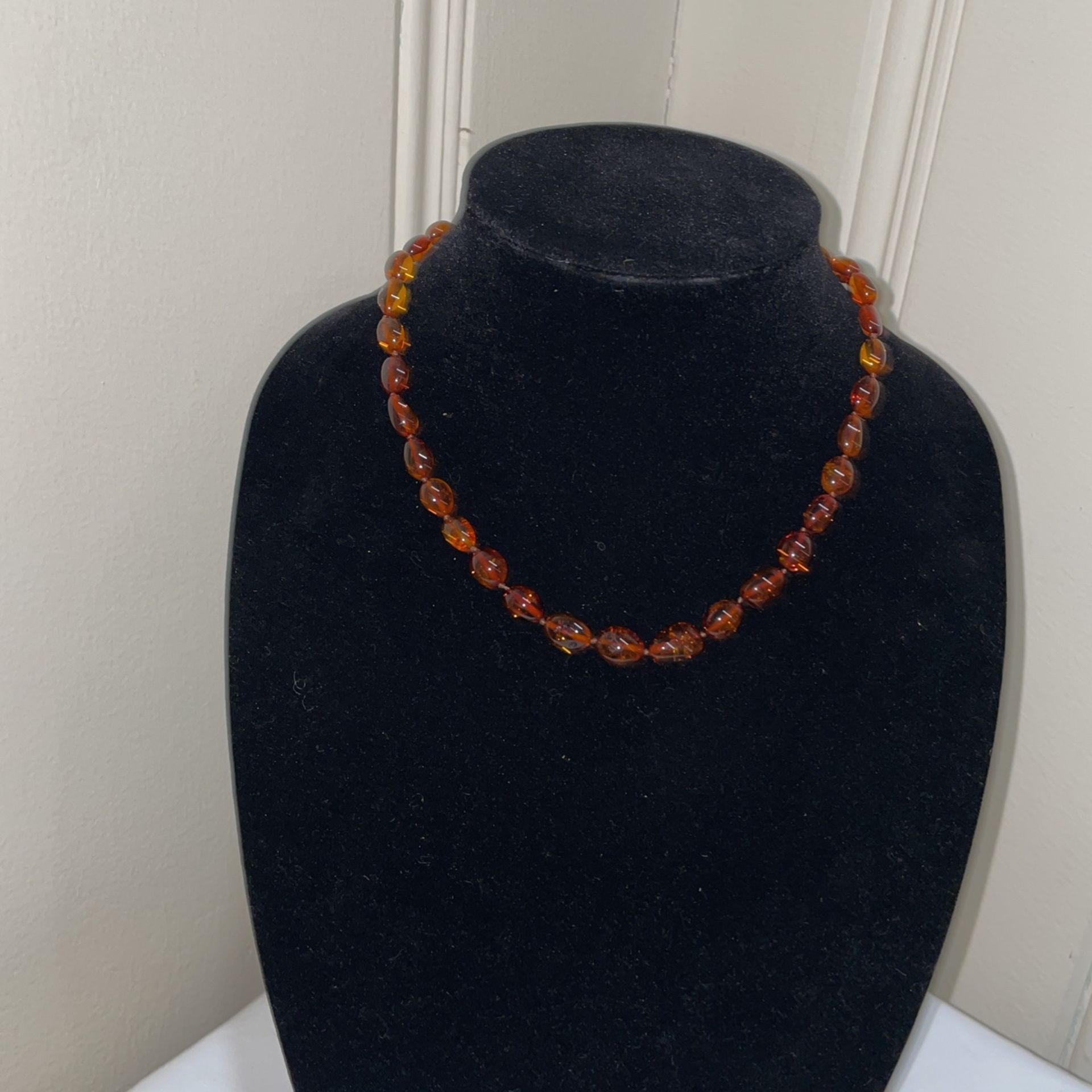 Dark Amber Necklace