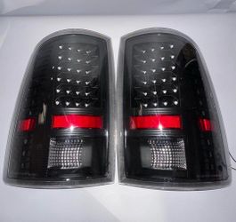 2009 to 2018 Dodge Ram Black/Clear Reverse Lamps Taillights micas Calaveras