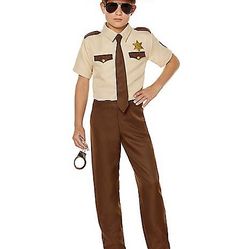 Spirit Halloween Kids Sheriff Costume child M 8-10