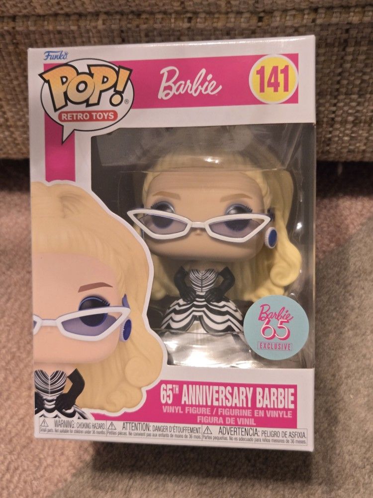 Mattel Barbie EXCLUSIVE 65th Anniversary Funko Pop