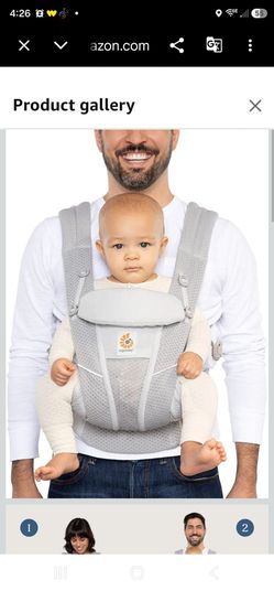 Ergobaby Omni Breeze Baby Carrier All Carry Positions
Breathable Mesh Baby Carrier Newborn to Toddler with Enhanced Lumbar Support and Airflow, Fits 7