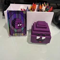 Rare Mc Donald’s Minecraft Grimace Egg