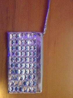 Silver purse new never used