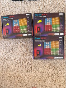 NEW Govee x Netflix Smart LED Curtain Lights (400 LED) - Wi-Fi/RGBIC