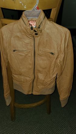 Large Brown Leather Jacket