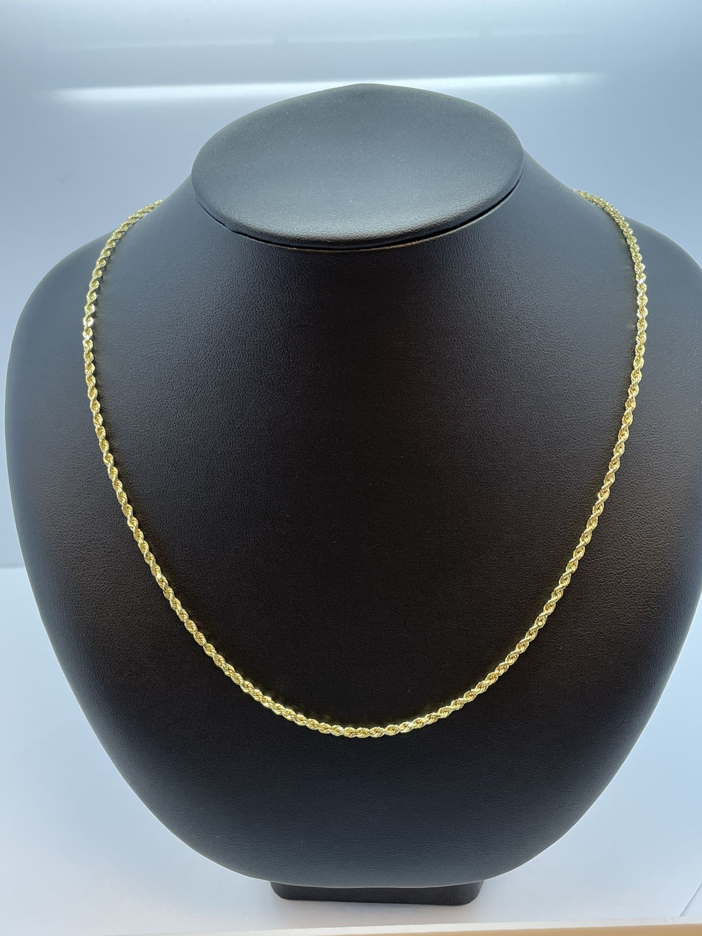 10K Gold Rope Chain. New