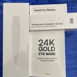 INIA Under-Eye Red Light Therapy for Face, 4-in-1 Beauty Device with Heat, Vibration, Massage & Red Light for Dark Circles, Puffiness & Skin Firming –