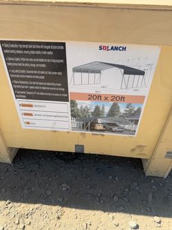 Carport 20ftx20ft brand in box I can help you load