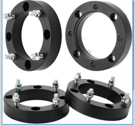 4x156 1.5 inch ATV Wheel Spacers Fit for Polaris Ranger Diesel RZR  Crew EPS S XP, 1.5'' Wheel Adapters with 12x1.5 Studs 131mm Hub Bore 4PCS