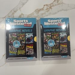 Sports Illustrated Kids Graphic Novels Box Sets (2 Sealed Sets, 12 Books Total)