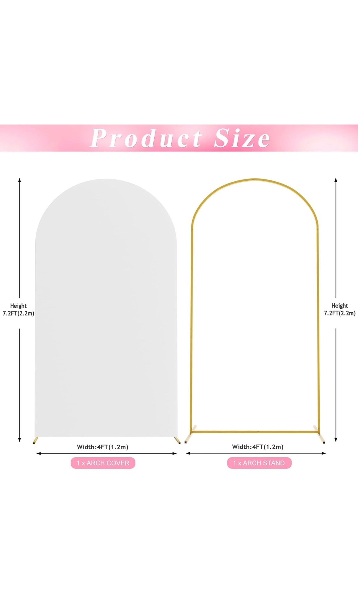Arch Backdrop With Cloth