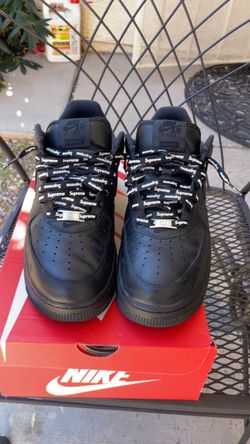 Supreme Black Air Force 1