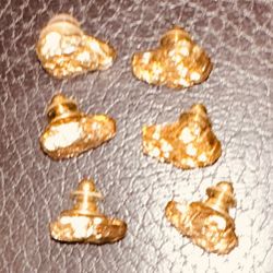 Here’s (6) “GOLD PLATED” Nugget Pin Backs Were Used as Studs for the Shirt & Tuxedo I Wore To Important Events