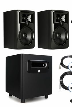JBL 308P MkII 8-Inch Powered Studio Monitor Bundle