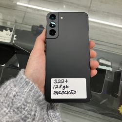 Black Galaxy S22 Plus Unlocked, Cheap $50 Down With Approval 