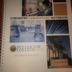 Fullerton College Chemistry Lab Notebook