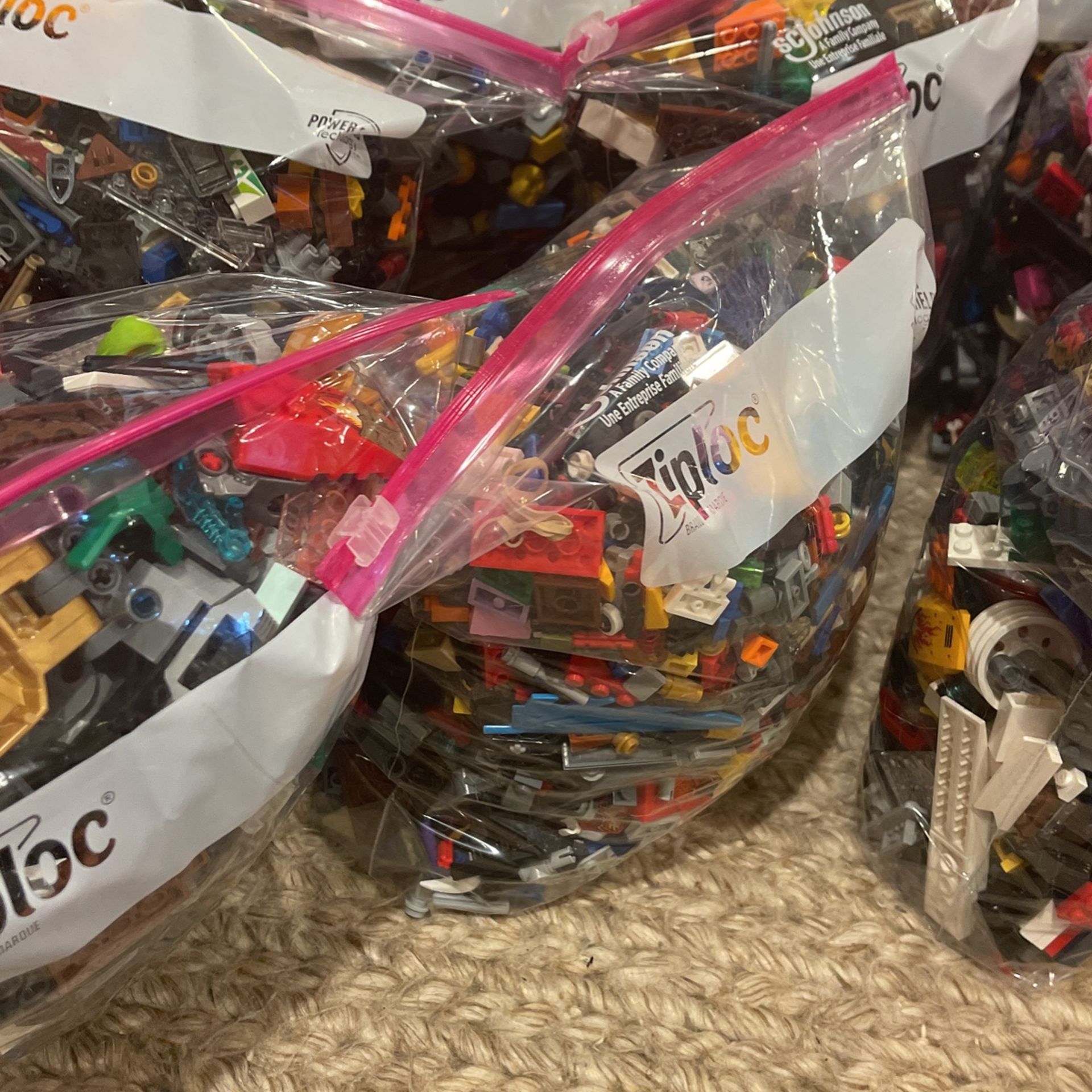 Lego Ziploc Bags Over 1 Lb Each