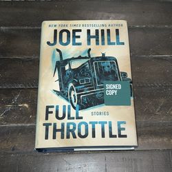 SIGNED Joe Hill Full Throttle Hardcover Book Autographed 