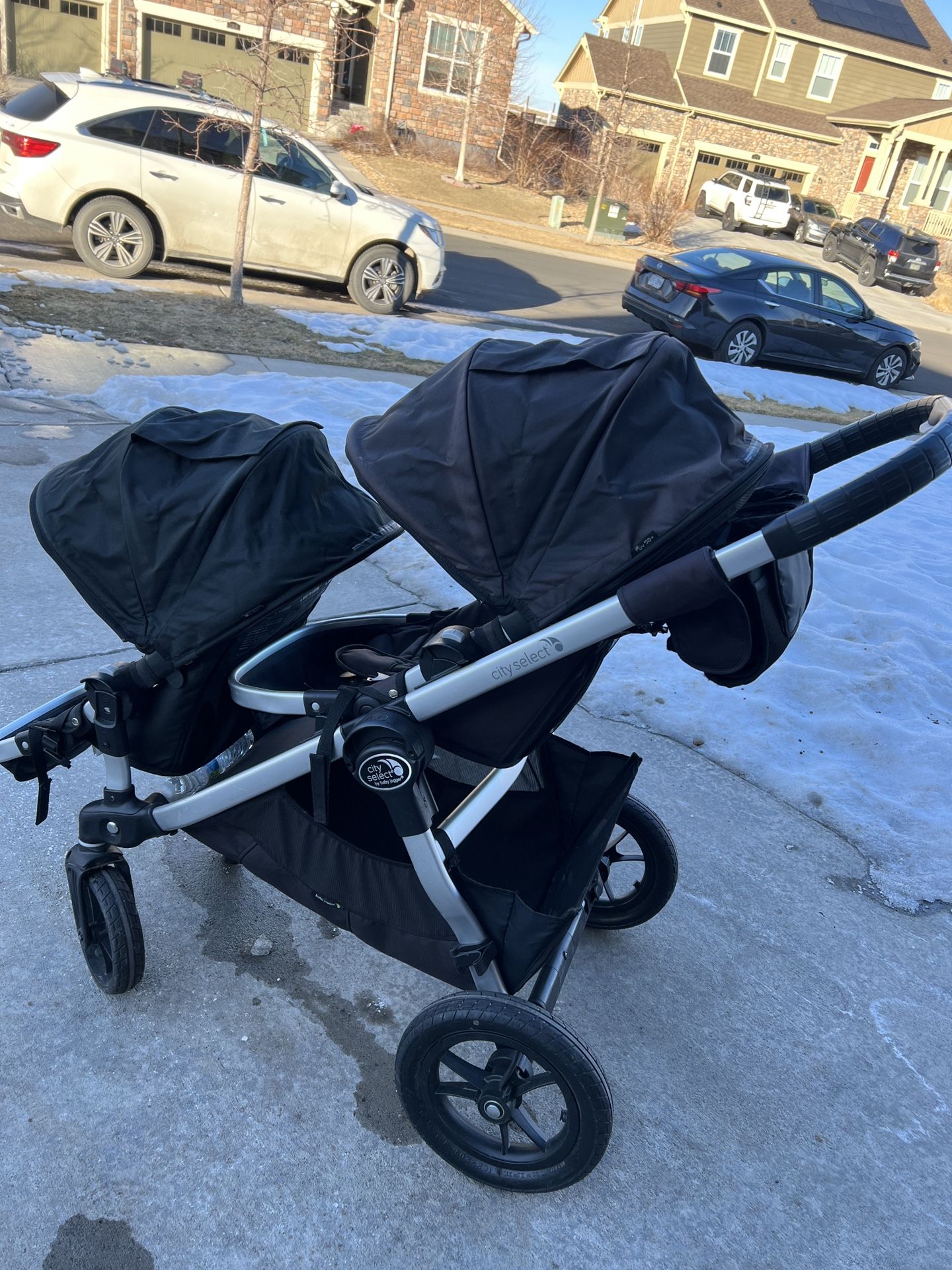 Double Stroller City Select By Baby Jogger Great Condition