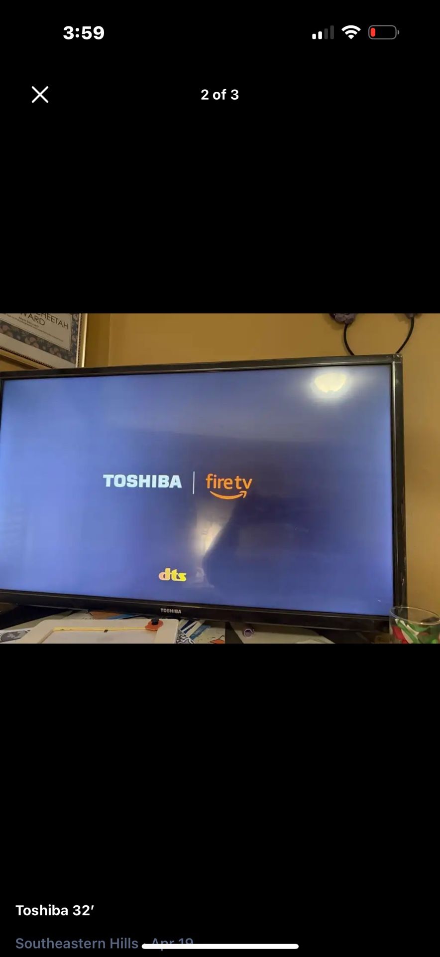 Toshiba 32” Inch