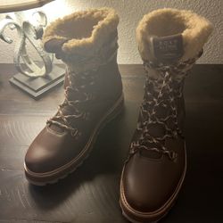 Brown Leather Boots