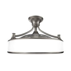 Modern LED Fan Fandelier with light Indoor / Outdoor