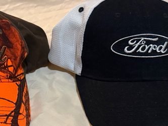 Ford Black and White Trucker Hat