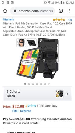 New! iPad 10.2 case with strip