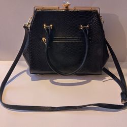 Black Upscale Everyday Purse Leather