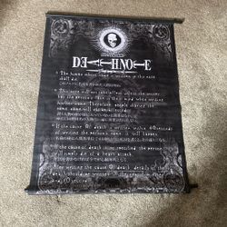 Anime Death Note Wall Scroll 