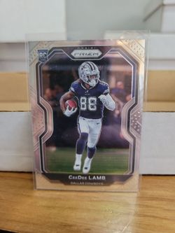 CeeDee Lamb Panini Prizm Rookie Card Dallas Cowboys