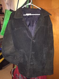 Authentic Genuine Leather Coat by Cherokee