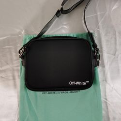 Off-White Nylon Crossbody Bag
