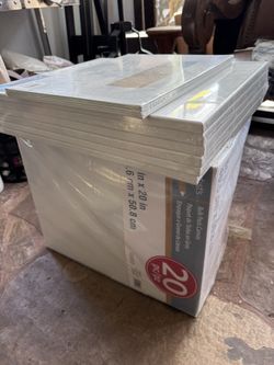 20 Pack 16”x20” Artist Canvas + More – Brand New (Bulk Pack)