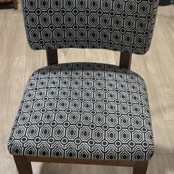 Modern Pattern Dining Chair – Upholstered – $25