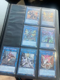 Yugioh link monster cards and binder set $15