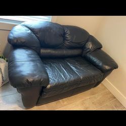 Black Leather Couch
