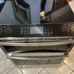 Ge:Electric stove double oven30” inch