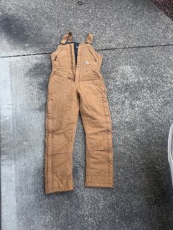 Women Carhartt duck bib