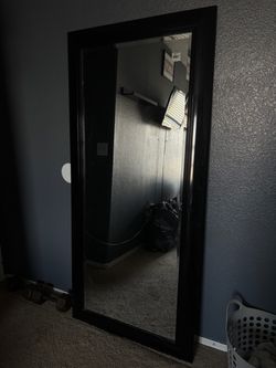 Black Floor Mirror Full Length Huge