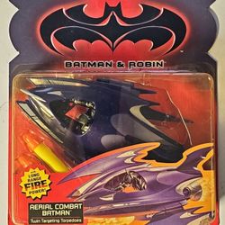 Batman & Robin Aerial Combat Batman Twin Targeting Torpedoes 1997 Action Figure