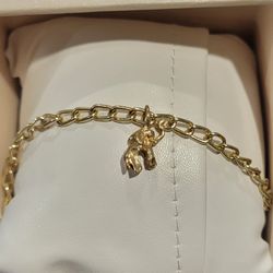 10k yellow que bracelet