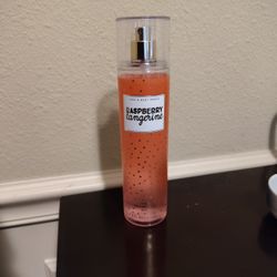 Bath And Body Raspberry Body Spray. Hard To Find. 8 Oz Bottle . 90% Full. 