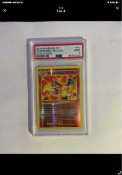 2016 Pokemon XY Evolutions Reverse Holo Charizard #11 PSA 9 MINT
